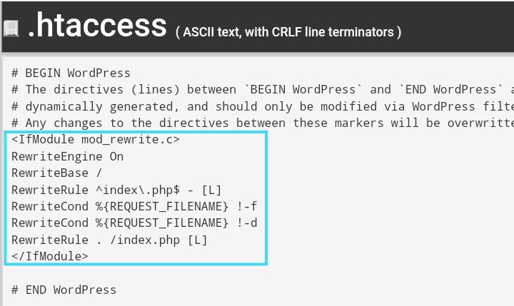 standar isi dalam .htacces wordpress standar isi dalam .htacces wordpress